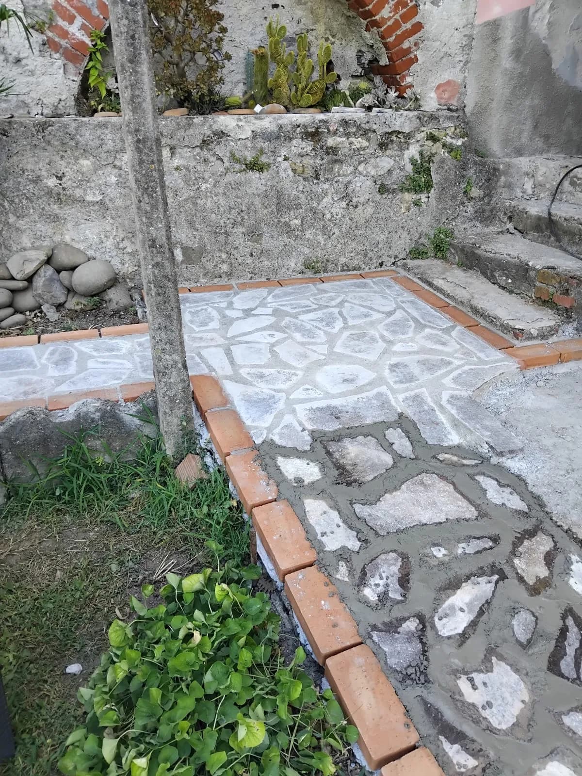 Dettaglio del percorso e delle bordature
